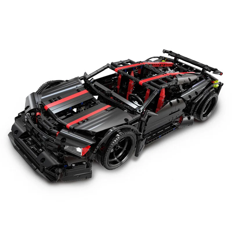 1916 шт. MOC Technic серия X19 спортивная модель автомобиля строительные блоки Развивающие гоночные машинки игрушки для детей Подарки - Цвет: 07003