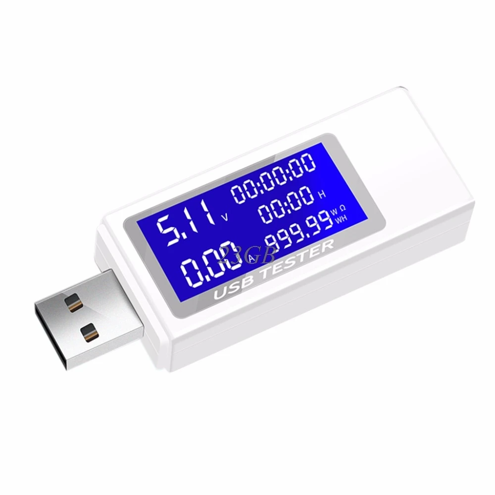 USB Тестер Цифровой вольтметр зарядное устройство индикатор емкости M25|Тестеры
