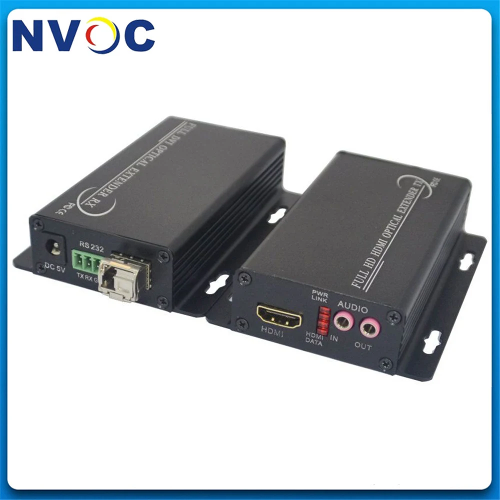 Мини Тип HDMI волоконно оптический передатчик и приемник расширитель трансивера +