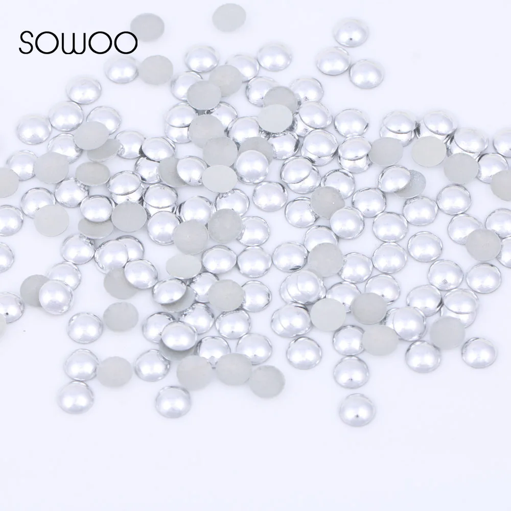 Глянцевые металлические шпильки горячей фиксации полукруглые серебряные для