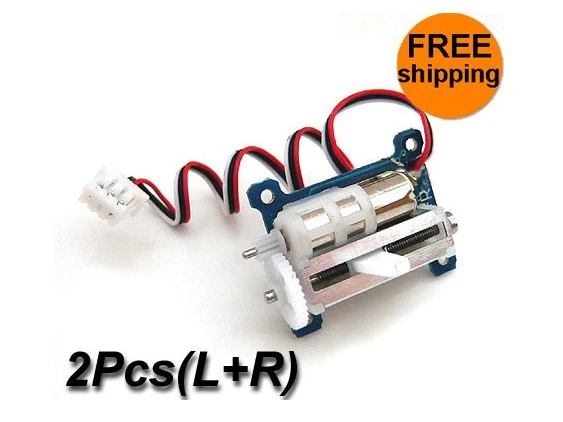 1 пара микро линейных нейлоновых аналоговых сервоприводов 5 г для ультра самолета