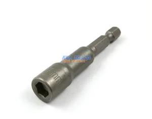 10 шт., шестигранные насадки для гаек, 7 мм, сталь S2, 14 дюйма, длина 65 мм