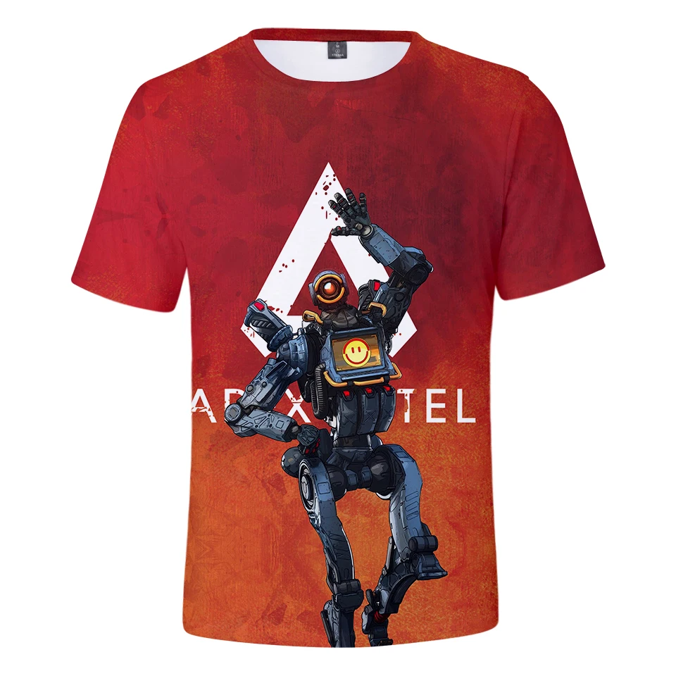 Aikooki 3D Apex Legends футболки для мужчин/женщин Летняя футболка с короткими рукавами футболка для мальчиков/девочек Apex Legends дышащая крутая дизайнерская футболка