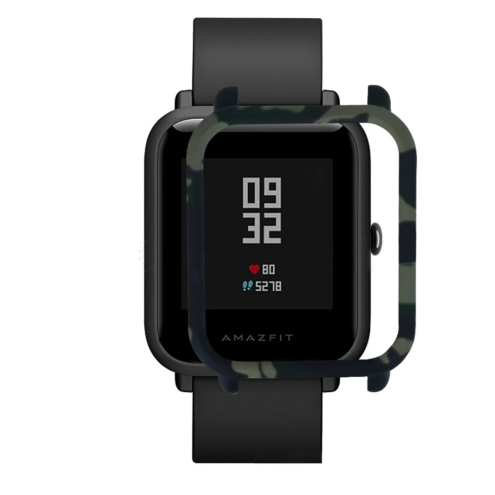 1 PC Camo Watch защитный чехол для Xiaomi Huami Amazfit Bip Bit Молодежные умные часы с печатью Замена протектор оболочка Капа - Цвет: 1