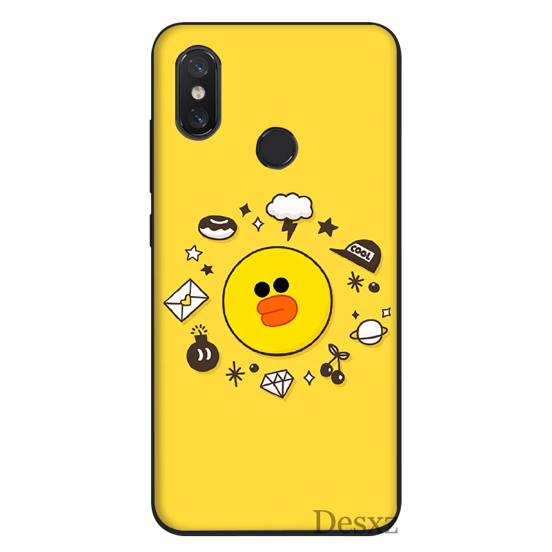 Мобильный чехол для телефона Xiaomi MiMAX3 6 8 9 10 SE A1 2 3 9T CC9 E Pro LiteSilicone Cover Cool Yellow Duck Bag