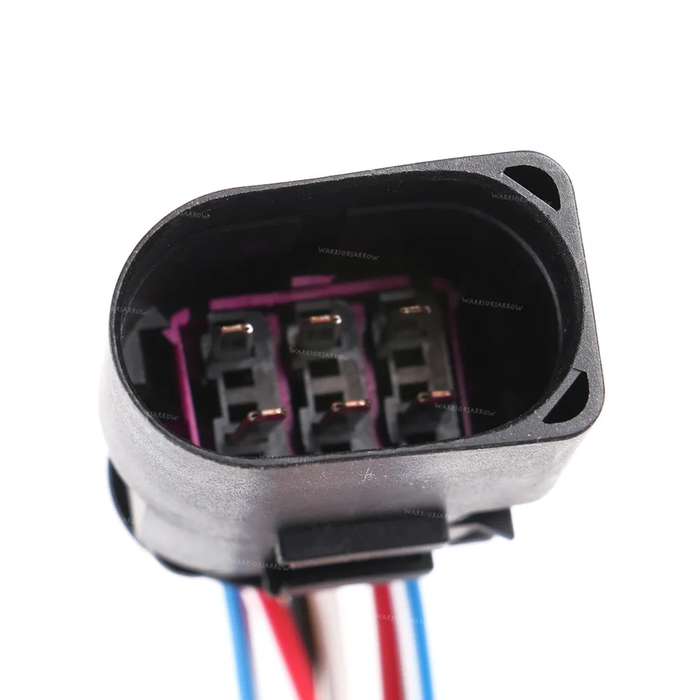 1J0973833 For Audi A4 A6 Q7 VW Golf Touareg Passat Seat Alhambra Altea Skoda 6 Pin Harness Plug Wiring Connector | Автомобили и
