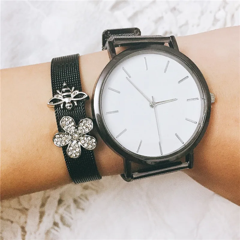 Vinnie дизайн ювелирные изделия из нержавеющей стали черный сетчатый Браслет с