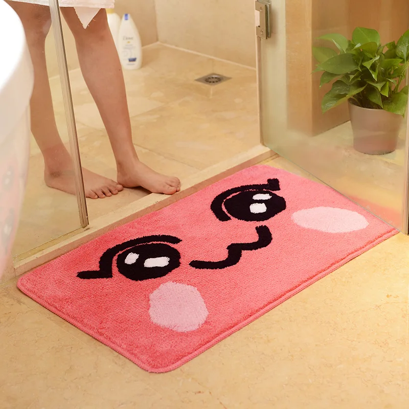 Мультфильм мягкие подушки спальня carpet коврик дверь ванной абсорбент не скользит