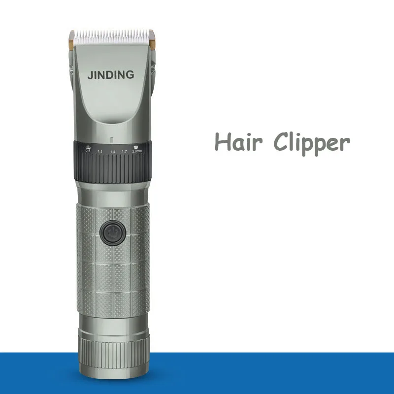 JINDING Professional триммер для волос Аккумуляторная Мужская машинка стрижки с длинным