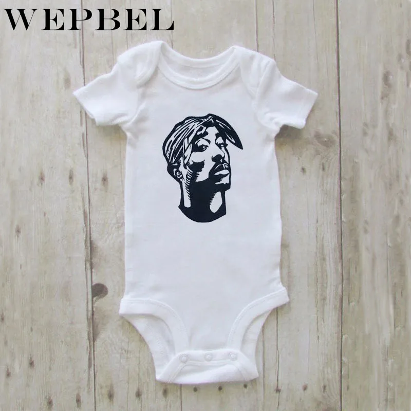 WEPBEL/Боди для малышей одежда Tupac детская рубашка подарки детское боди