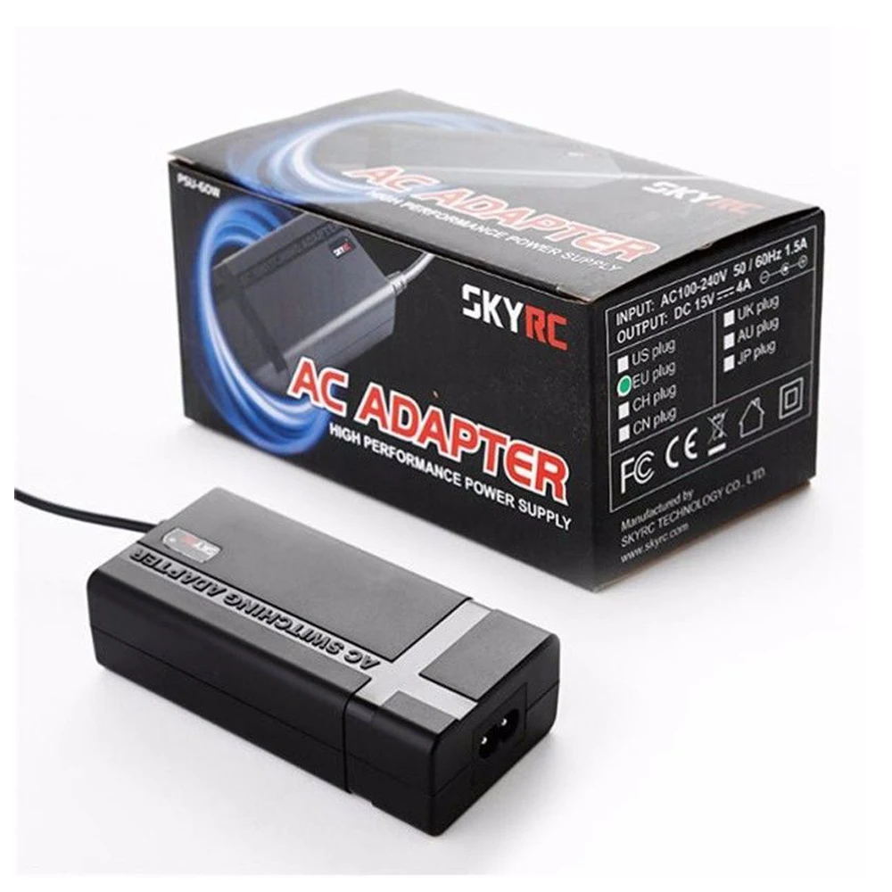 Адаптер SKYRC 15V 4A 60W Power для балансирующего зарядного устройства imax B6 mini B6|Зарядные