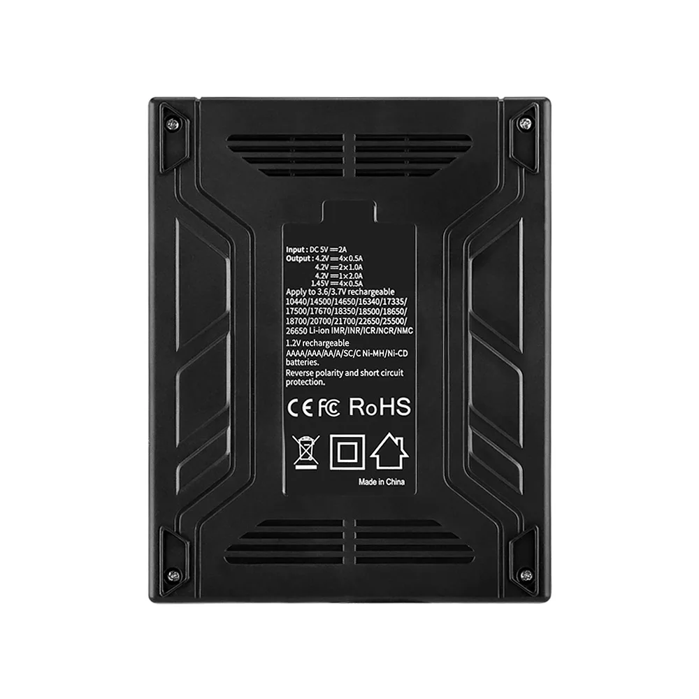 AIYIMA Универсальное зарядное устройство 18650 4 слота AA AAA Li ion USB 21700 интеллектуальная