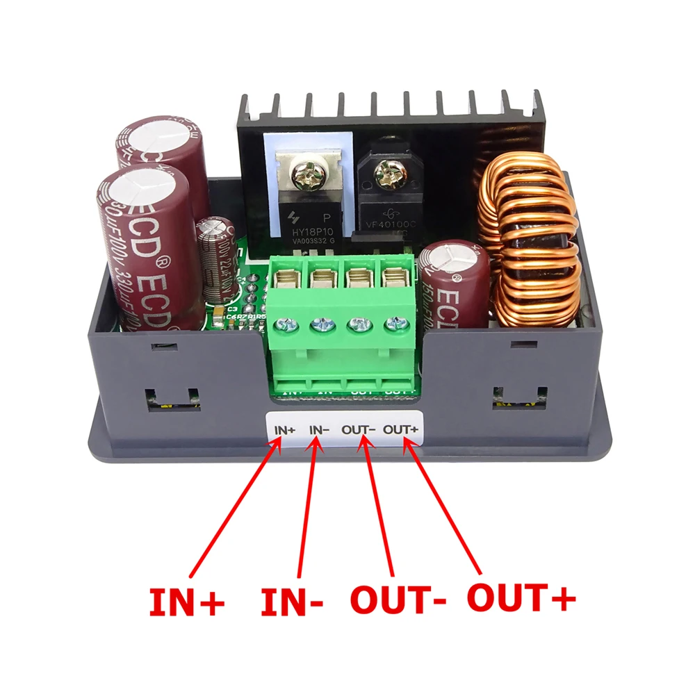 Цифровой программируемый понижающий модуль питания RD DPS8005-USB-BT LCD постоянного