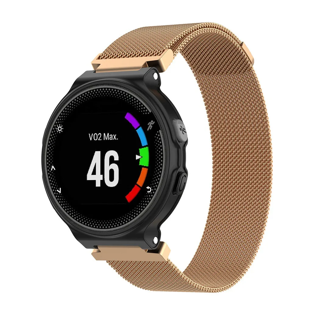 Ouhaobin Миланская петля ремешок для Garmin Forerunner 220 235 235 735 маленькие миланские магнитные часы ремешок Прямая поставка 410#2