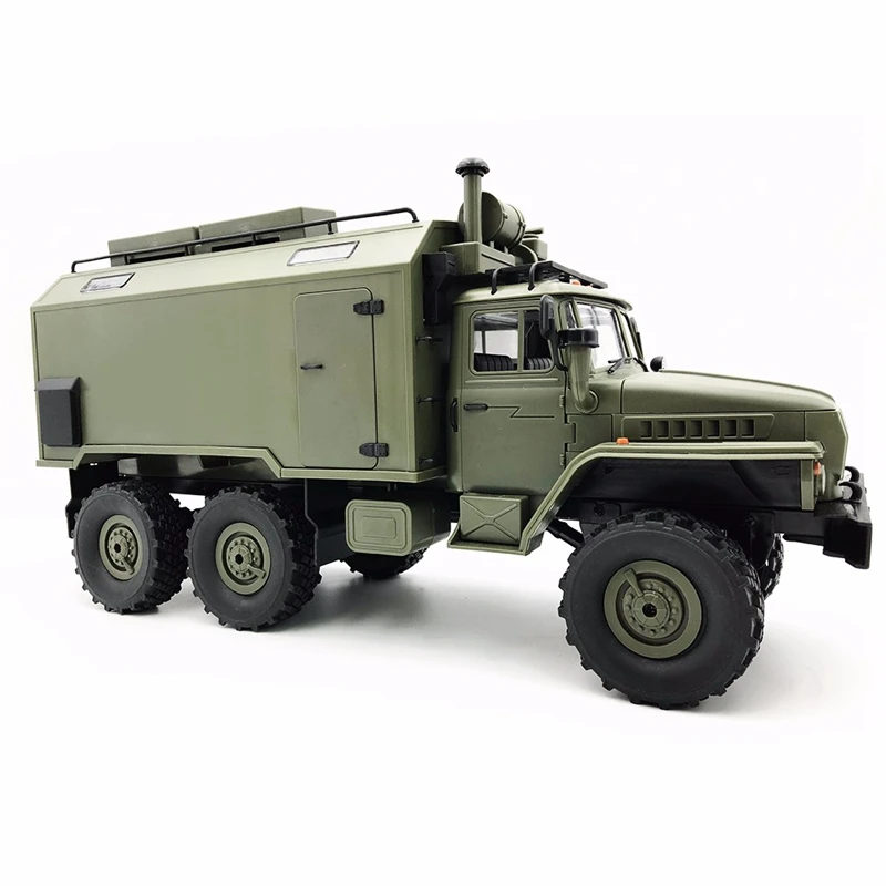 Green B36 Урал 1/16 2,4G 6Wd Rc автомобиль Рок Гусеничный командный Коммуникационный автомобиль Rtr игрушка авто армейский автомобиль игрушка Подарки для детей - Цвет: Green