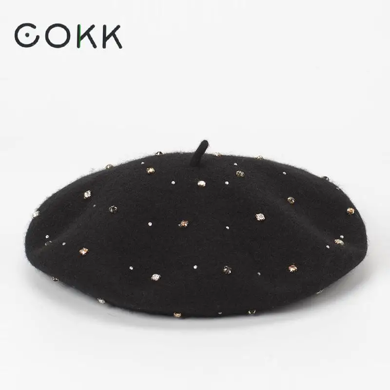

Берет COKK шерстяной Женский, осенне-зимний, для шитья вручную