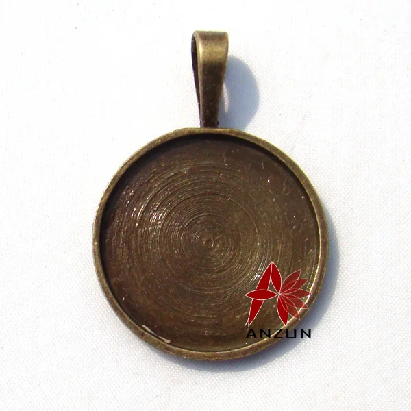 

10pcs Antique Bronze Metal Charms Cameo Setting Outer:39x27mm, Inner:25x25mm