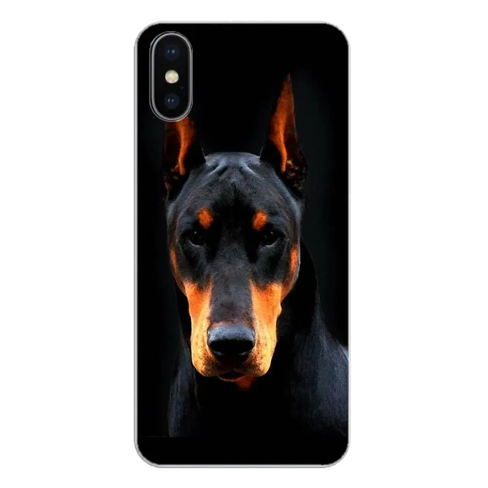 Силиконовые чехлы для лица Pinscher собака добермана язык Huawei P20 Lite Nova 2i 3i 3 GR3 Y6 Pro Y7 Y8 Y9