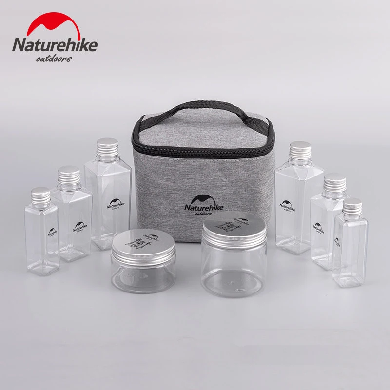 Naturehike Кемпинг портативный Spice Cruets приправа банка мешок бутылки для приправ набор контейнер барбекю органайзер для пикника на открытом воздухе