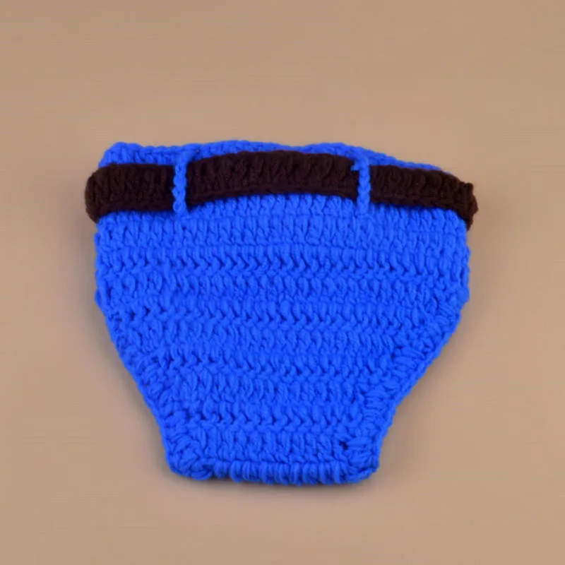 Вязаные для новорожденных ковбойская одежда маленьких мальчиков реквизит