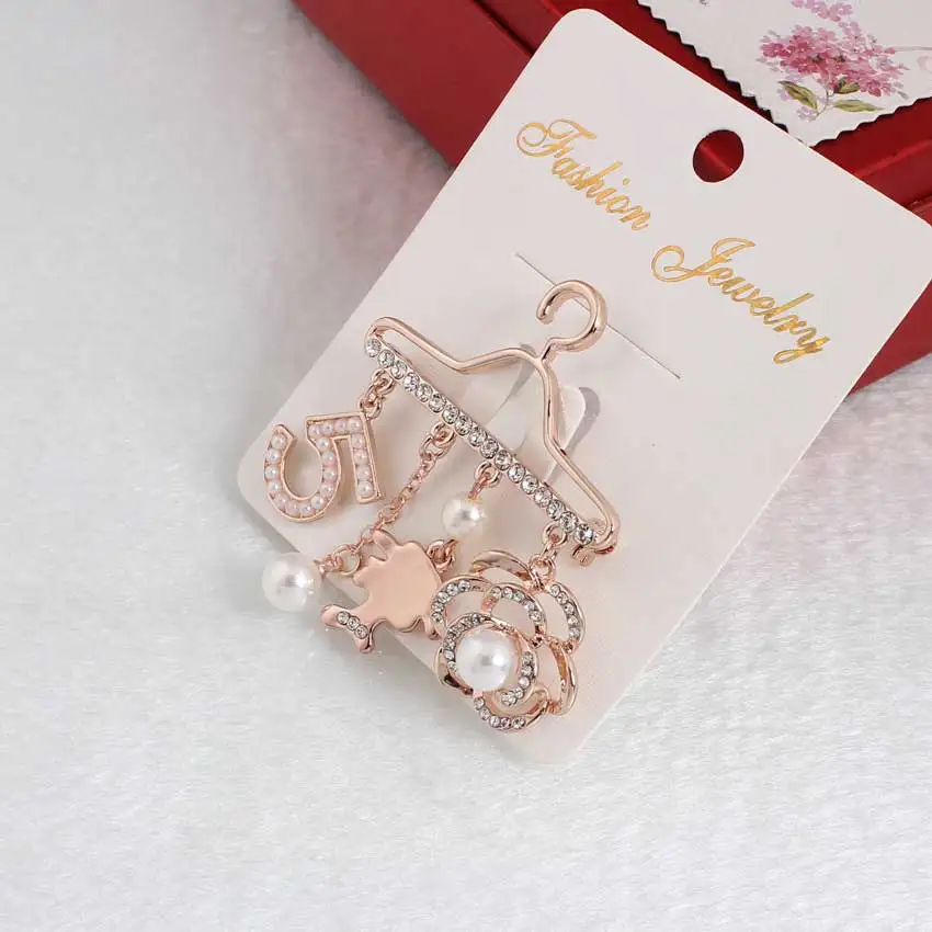 Модная брошь с искусственным жемчугом | Украшения и аксессуары