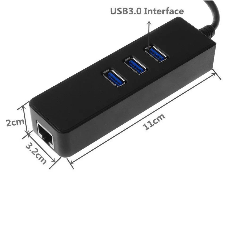USB 3 0 1000 Мбит Gigabit Ethernet-адаптер к RJ45 локальной сети Card Порты и разъёмы USB3.0