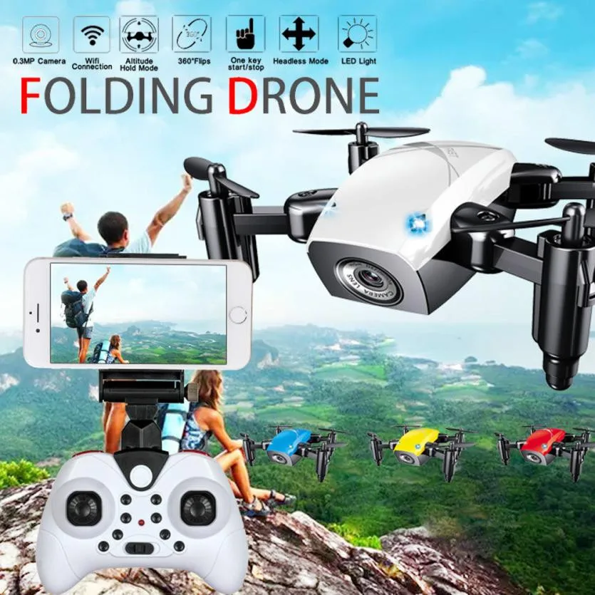 Горячая продажа мини S9HW высота удержания 0.3MP HD камера 6 осевая Складная WIFI RC