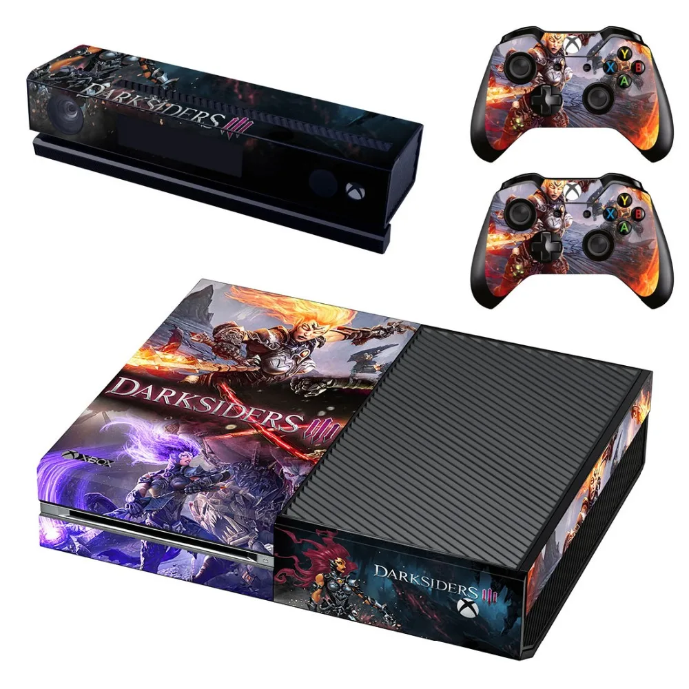 Новая наклейка на кожу для Xbox One консоль и Kinect и 2 контроллера для Xbox One Наклейка на кожу винил-затемнители 3