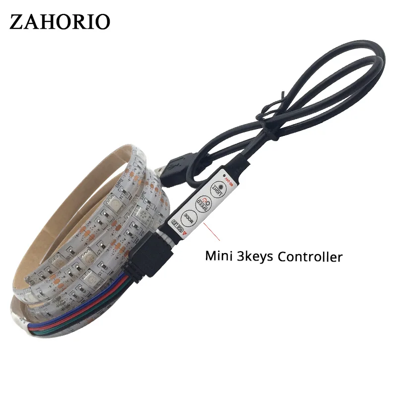 5 в USB кабель Зарядное устройство источник питания Светодиодная лента 5050 2835