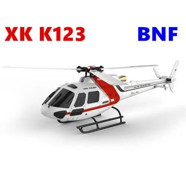 Оригинальный бесщеточный Радиоуправляемый вертолет c BNF 6CH AS350 Scale 3D6G (без пульта