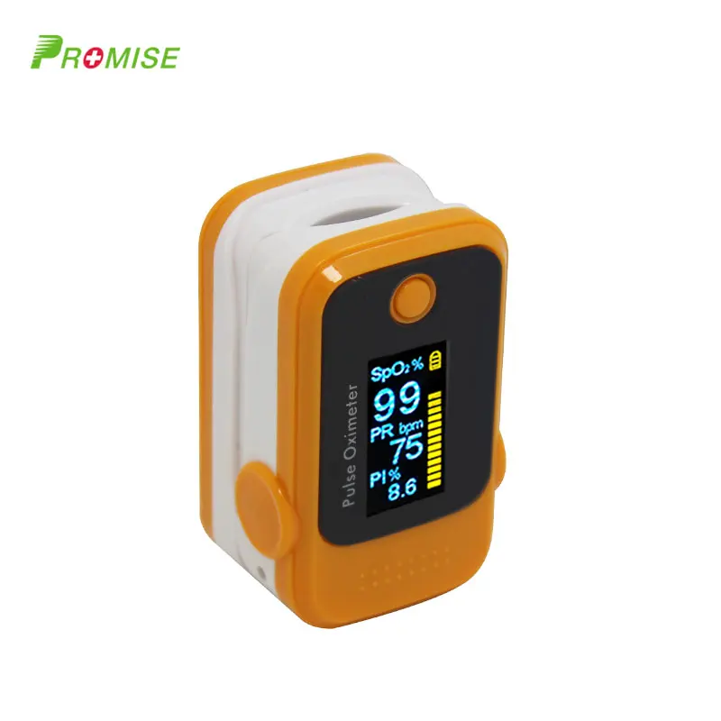 PRO-M100 orange PR+ MISE Профессиональный Пальчиковый кислородный монитор SPO2 PR Функция портативный дизайн - Color: PRO-M100 orange