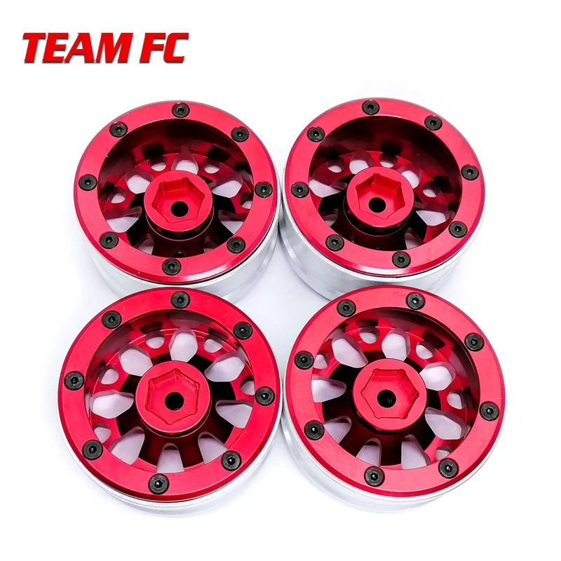 4 шт. колесные диски из алюминиевого сплава 1 9 для 1/10 RC Crawler Axial SCX10 II 90046 TRX4 D90