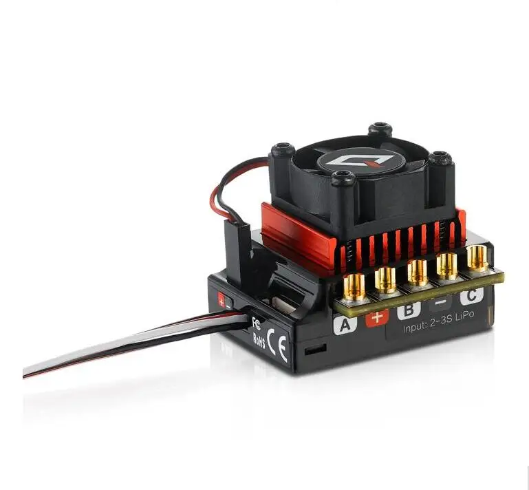 Бесщеточный контроллер скорости Hobbywing QUICRUN 10BL120 сенсорный 120A 10BL60 60A 2 3S Lipo для