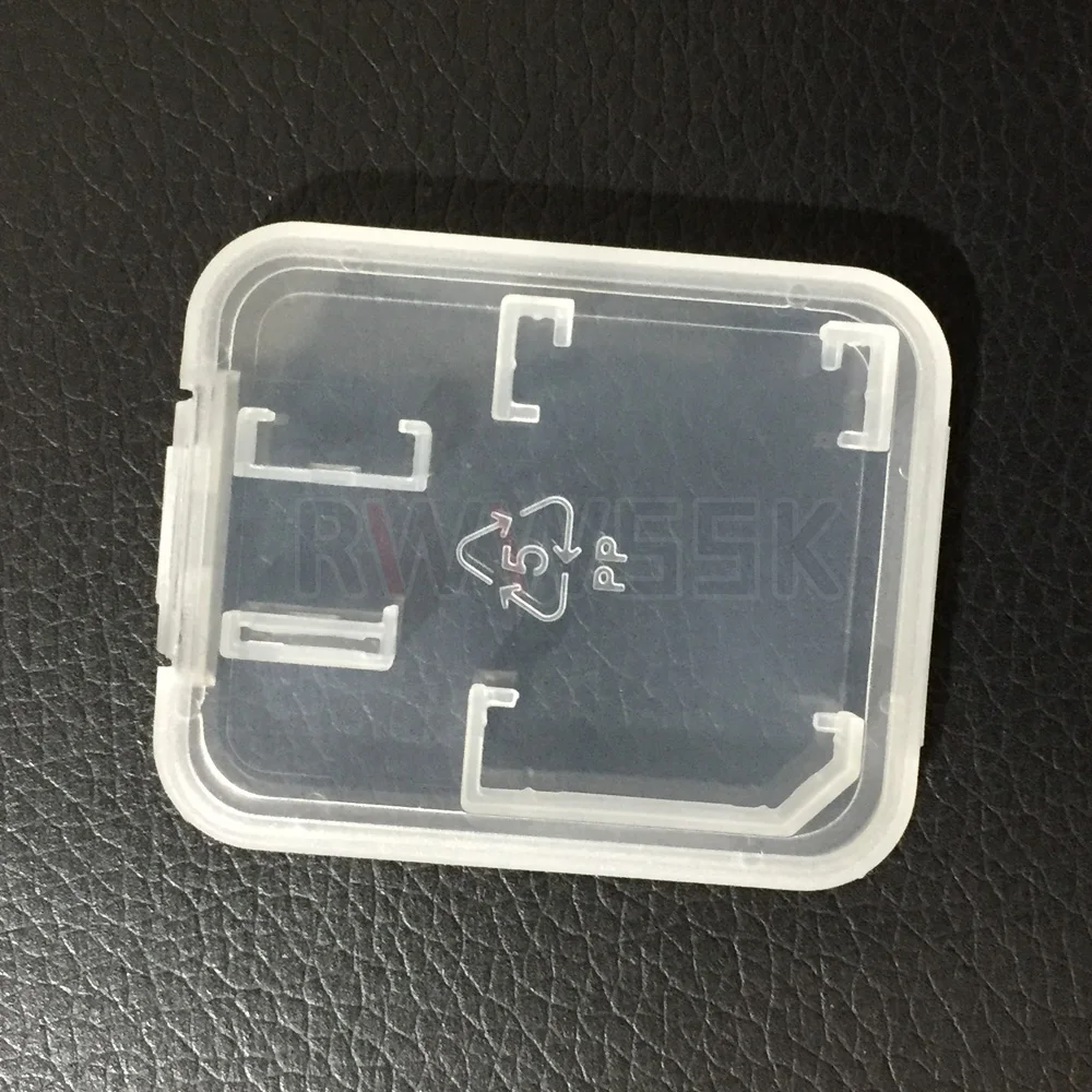 10 шт./лот достаточная толщина TF SD Micro SDHC SDXC карта коробка чехол футляр для карты TF карта памяти прозрачный белый AAAAA+ пластиковый чехол