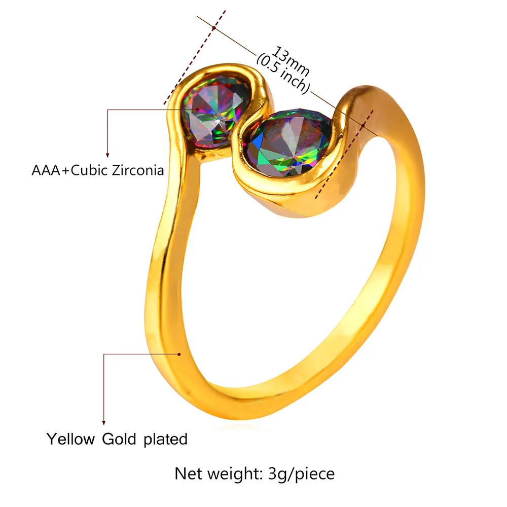 Кольцо Kpop Трендовое кольцо с цифрой 8 кристаллом циркония для женщин
