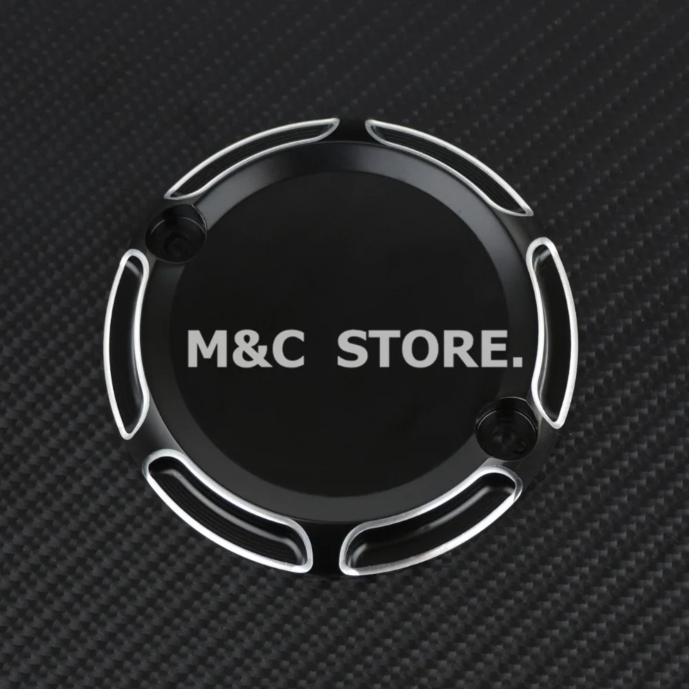 Мотоцикл черный крышка сцепления ГРМ 6 отверстий Крышка для Harley спортивный