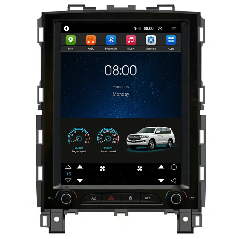 12 8 &quotТесла Автомобильная магнитола на андроид Радио Аудио мультимедиа DVD gps
