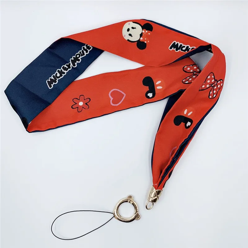 Стильный и простой шелковистый мягкий ремешок на шею для мобильного телефона