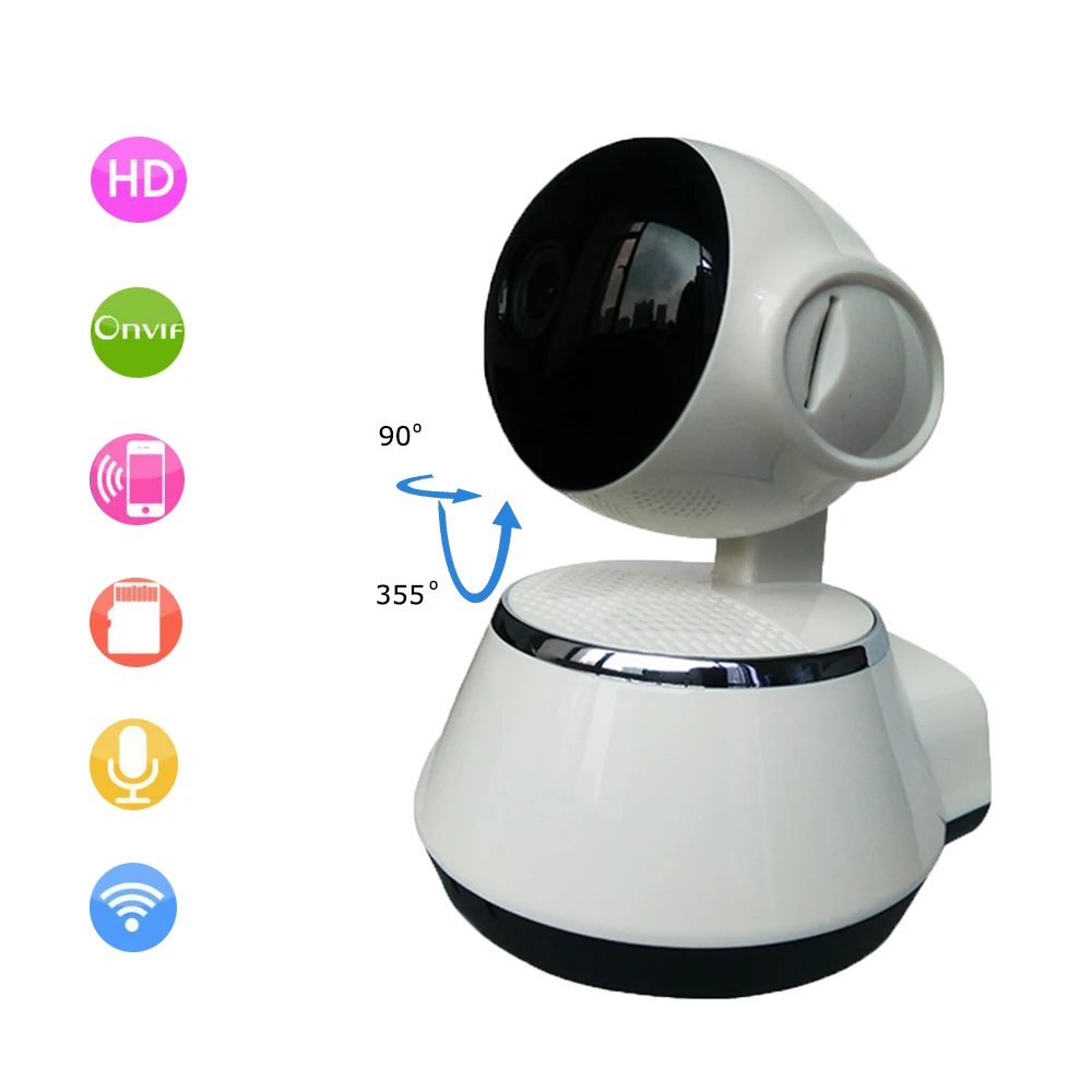 WI-FI Умный дом ip Камера V380 безопасности 1mp ONVIF повернуть Camaras де Seguridad Беспроводной