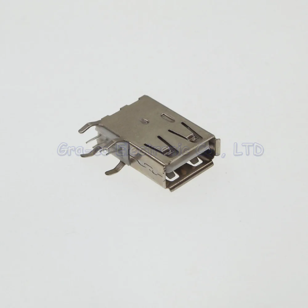 20 шт. AF USB A гнездо с боковой вставкой типа 90 градусов вертикальной кромкой|socket amd|usb
