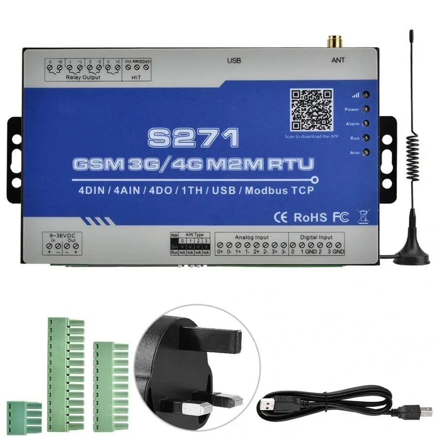 C Сигнализация s охранная домашняя сигнализация комплекты GSM беспроводной дистанционный детектор Температура Влажность SMS сигнализация в режиме реального времени Обнаружение - Цвет: C