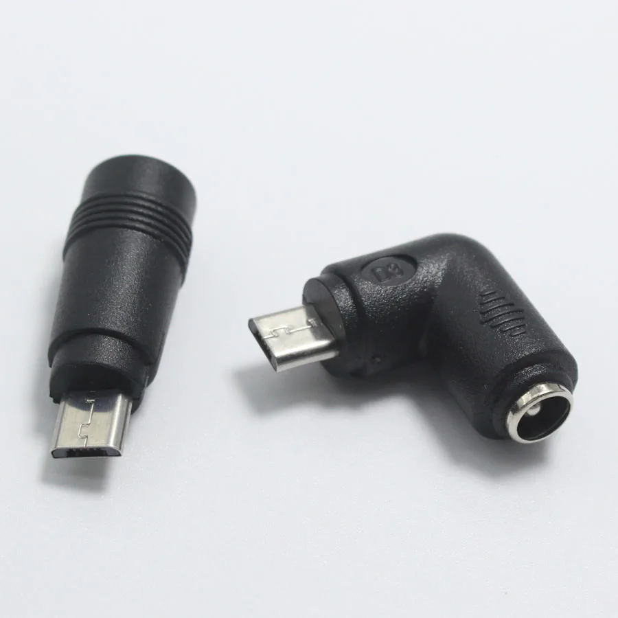 EClyxun 1 шт. 5 5x2 мм гнездовой разъем к Micro USB 90 180 градусов штекер 5-контактный питания