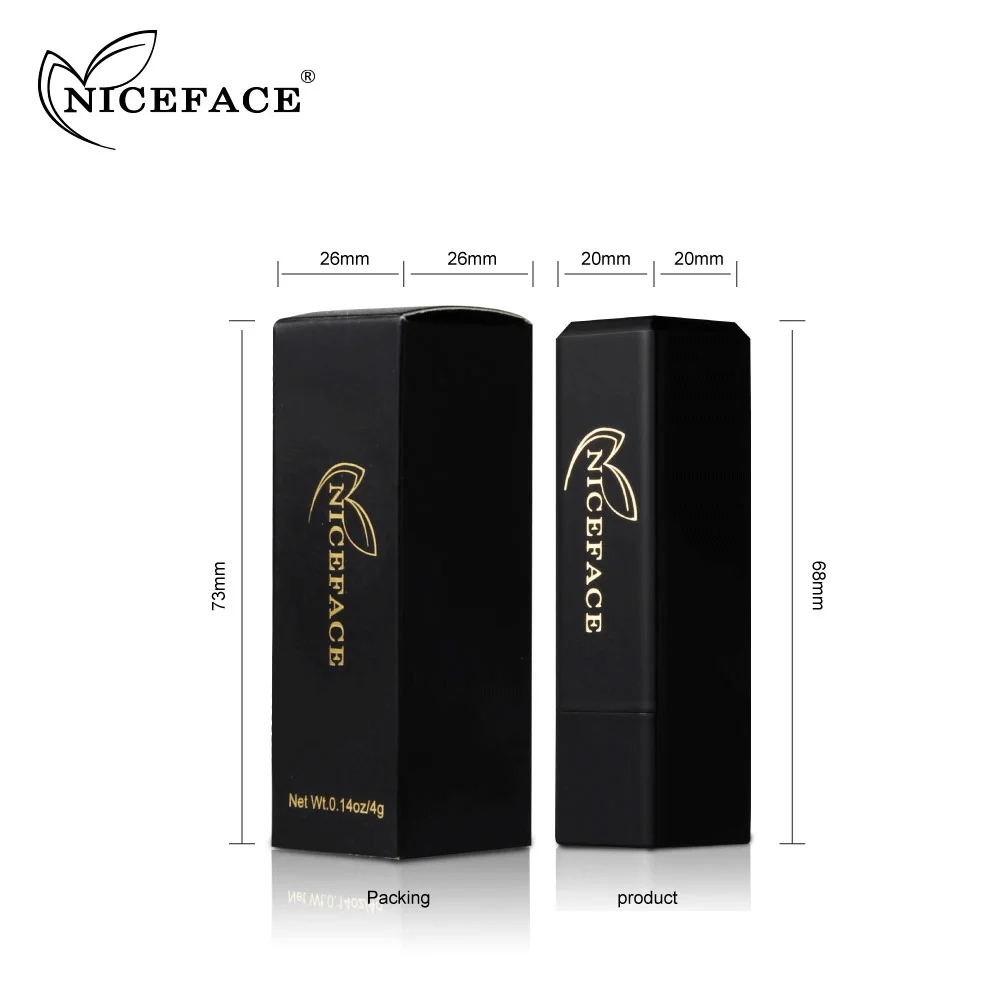 NICEFACE металла Обнаженная палитра теней Алмазный Блеск тени палки Shimmer макияж глаз