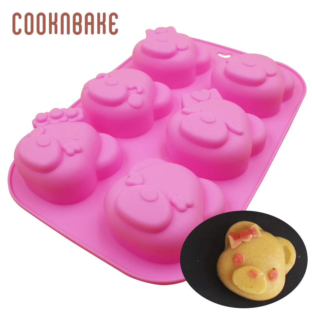 CDSM-572 COOKNBAKE силиконовые формы для мыла Микки Маус Силиконовые формы для выпечки тортов Микки форма для желе, пудинга diy украшения торта - Цвет: CDSM-572