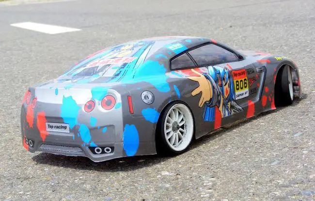 Ewellselling №: S037 190 мм ПВХ Окрашенный корпус 1/10 для 1:10 RC car 2 шт./лот|1/10 body|body 1/10body shell |