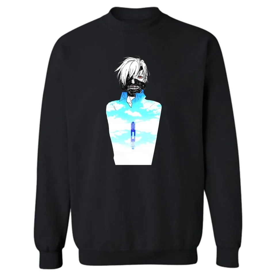 LUCKYFRIDAYF Толстовка TOKYO GHOUL Harajuku Мужская толстовка в стиле хип хоп плюс уличная