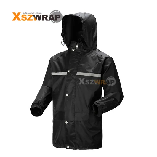 Непромокаемый женский/мужской комплект из куртки и брюк плотное пончо от дождя