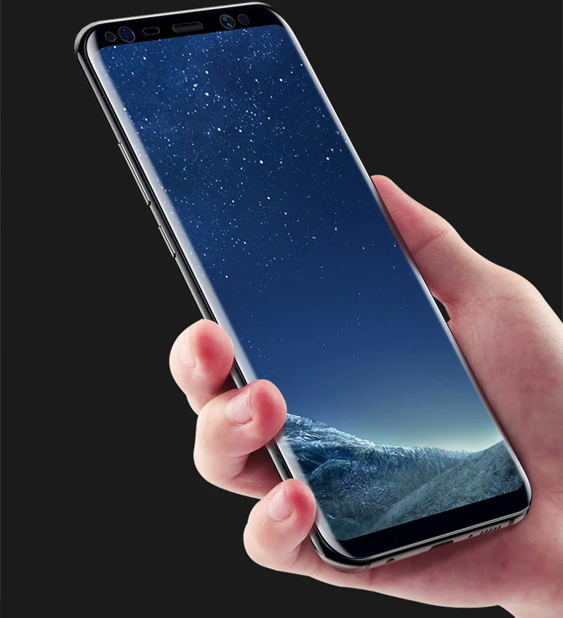 Для Samsung S8 Plus 9 H изогнутые закаленное Стекло Full Screen Protector Плёнки для Galaxy телефон