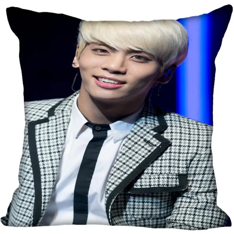 Изготовленный На Заказ шайни Ким Jonghyun печатной площади шелковые наволочки для