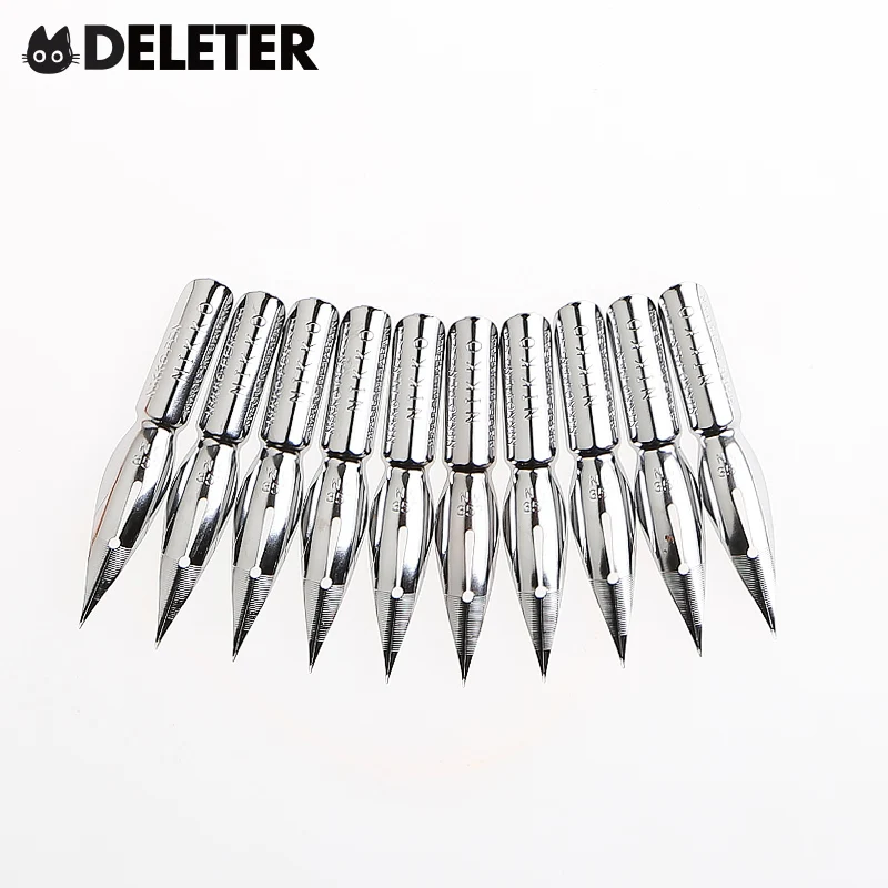 10 шт. Топ Япония делитель Zebra серия комикс D Tib Dip Pen Nib набор|Стержни для ручек| |